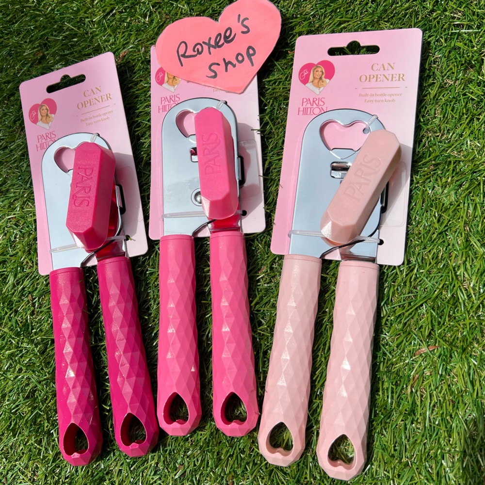 Paris Hilton Pink Heart Can Opener- Pick ONE